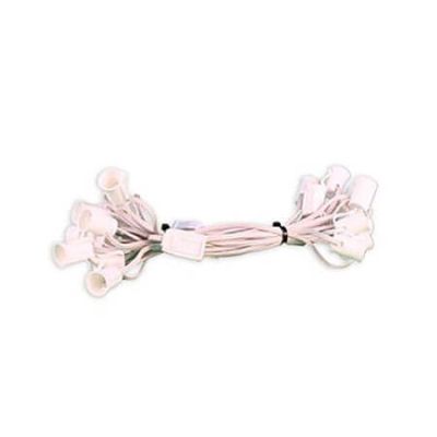 C7 Cord White Wire 12" Spacing