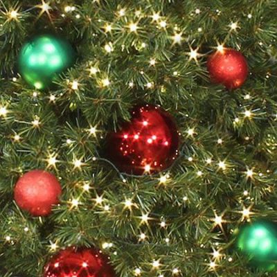 Tree Ornament Package - Red and Green - Large Ornaments
