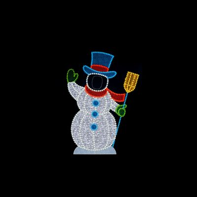 Snowdaddy with Broom (Garland)