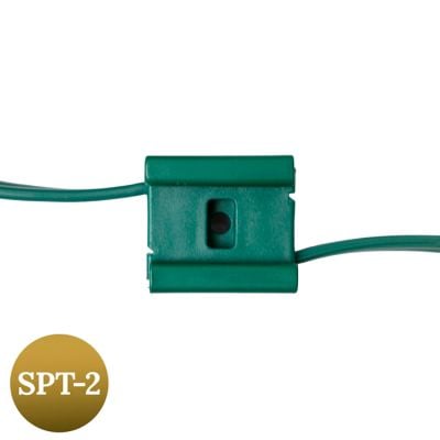Cord Connector Plug - SPT-2 Green - Available in Bags/Cases of 5, 50 and 1000