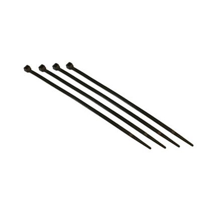 4" Black Zip Ties - Bag of 100