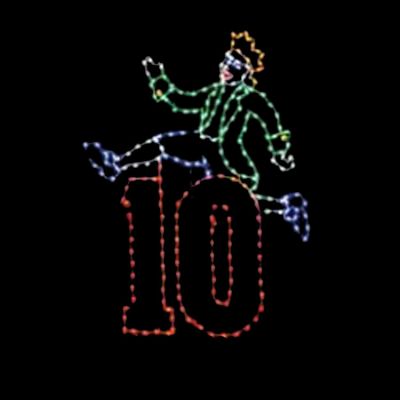 Ten Lords a Leaping Silhouette 