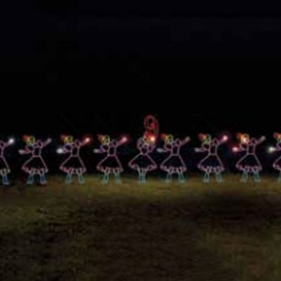 18' Nine Ladies Dancing Silhouette