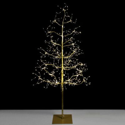 5' Gold Fairy Light LED Tree - 570 LEDs - Warm White