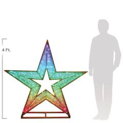 4' 3D LED Star - Twinkly Pro RGBW