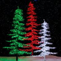Ice Sculpture Christmas Trees