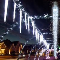 LED Icicle Drop Tube