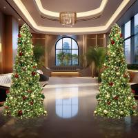 Majestic Slimline Christmas Tower Tree