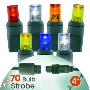 Category 5mm Wide Angle Conical LED Strobe Christmas Lights image