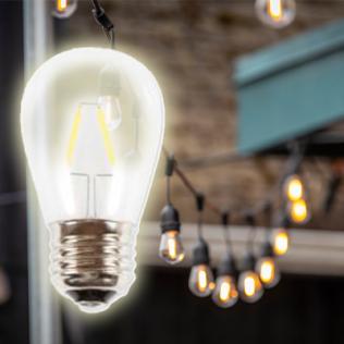 Category S14 LED Filament Glass Bulbs image
