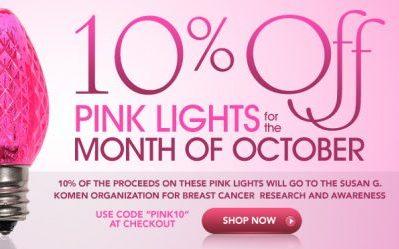 Light It Up Pink for Breast Cancer Awareness
