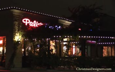 Installing Year-Round LED Christmas Lighting for Outdoor Dining Areas, Backyard & Patio