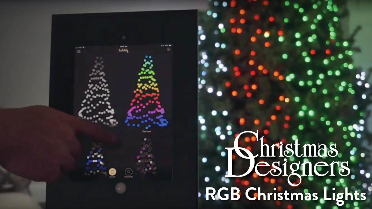 Twinkly Pro RGB Christmas Lights In Action