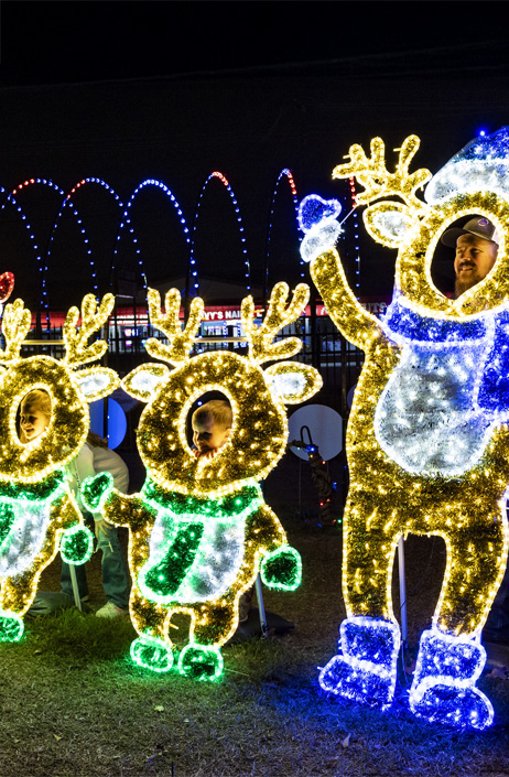 Christmas Face Cutout Photo Ops