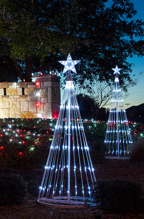 LED Light Show Trees