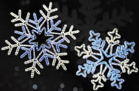 Commercial Grade LED Snowflakes