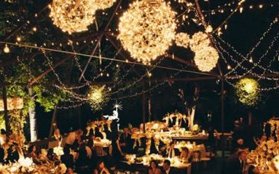 5 Popular Types of Outdoor Wedding Reception Lighting