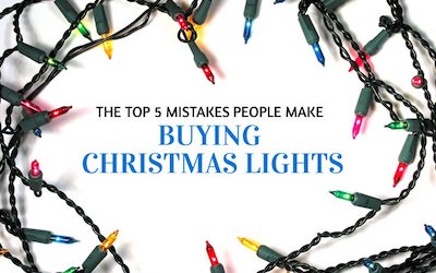 The Top 5 Mistakes People Make When Buying Christmas Lights